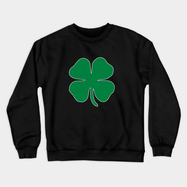 St. Patrick's Day Shamrock Crewneck Sweatshirt by Wanderer Bat